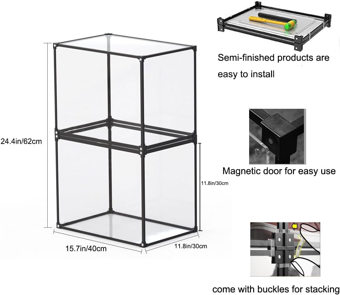 Motorcycle Helmet Storage Rack,Acrylic Helmet Organizer, High Transparent Display Cabinet for Football Helmet, Bike Helmet,Baseball Helmet image number 5