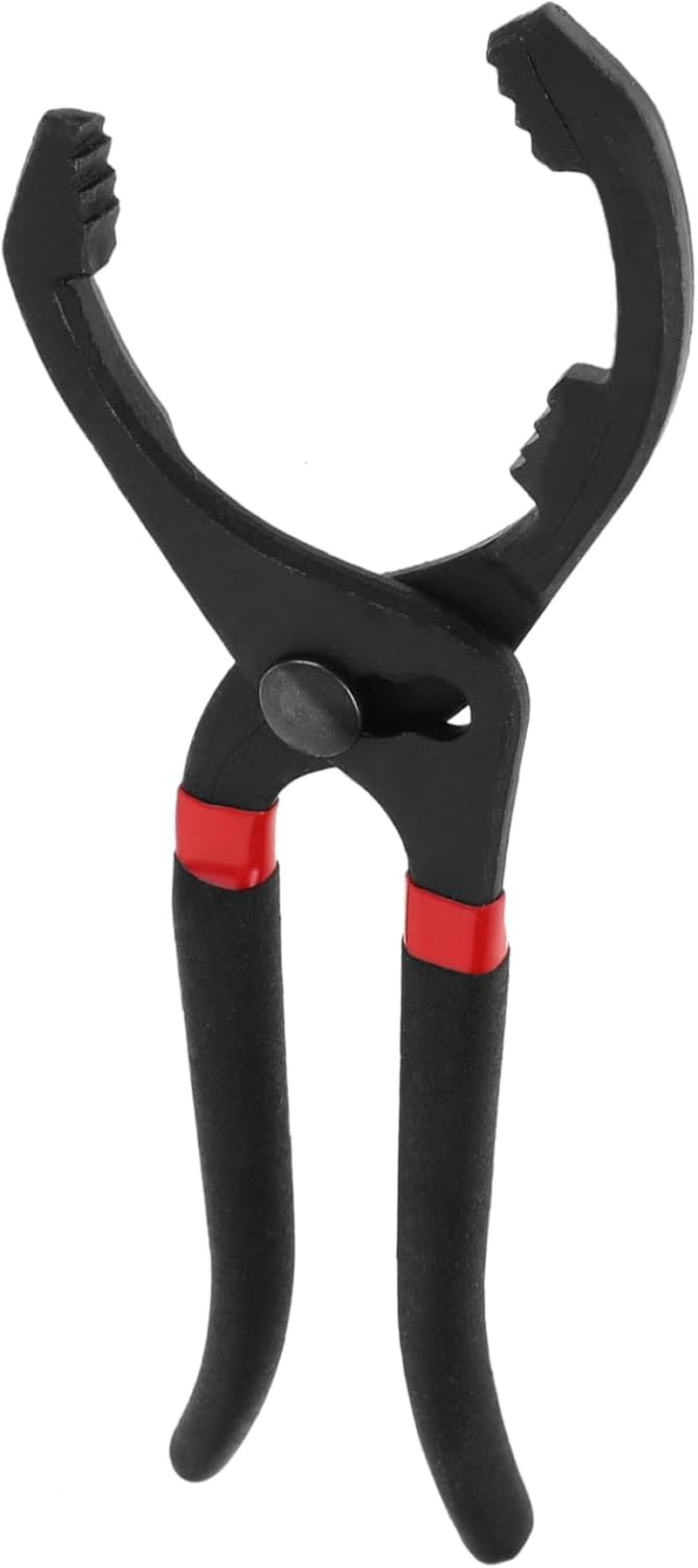 TINEASUR Adjustable 10-Inch Oil Filter Wrench Pliers Fuel Filter Remover Tool with Serrated Jaw for Automotive Engine Oil Change Maintenance image number 4