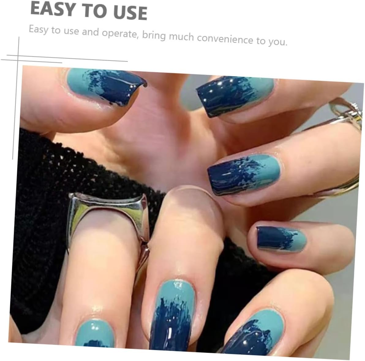 2Pcs Nail Art Brush Manicure Drawing Pen Nail Art Line Pen for Salon Supply Home Use image number 4