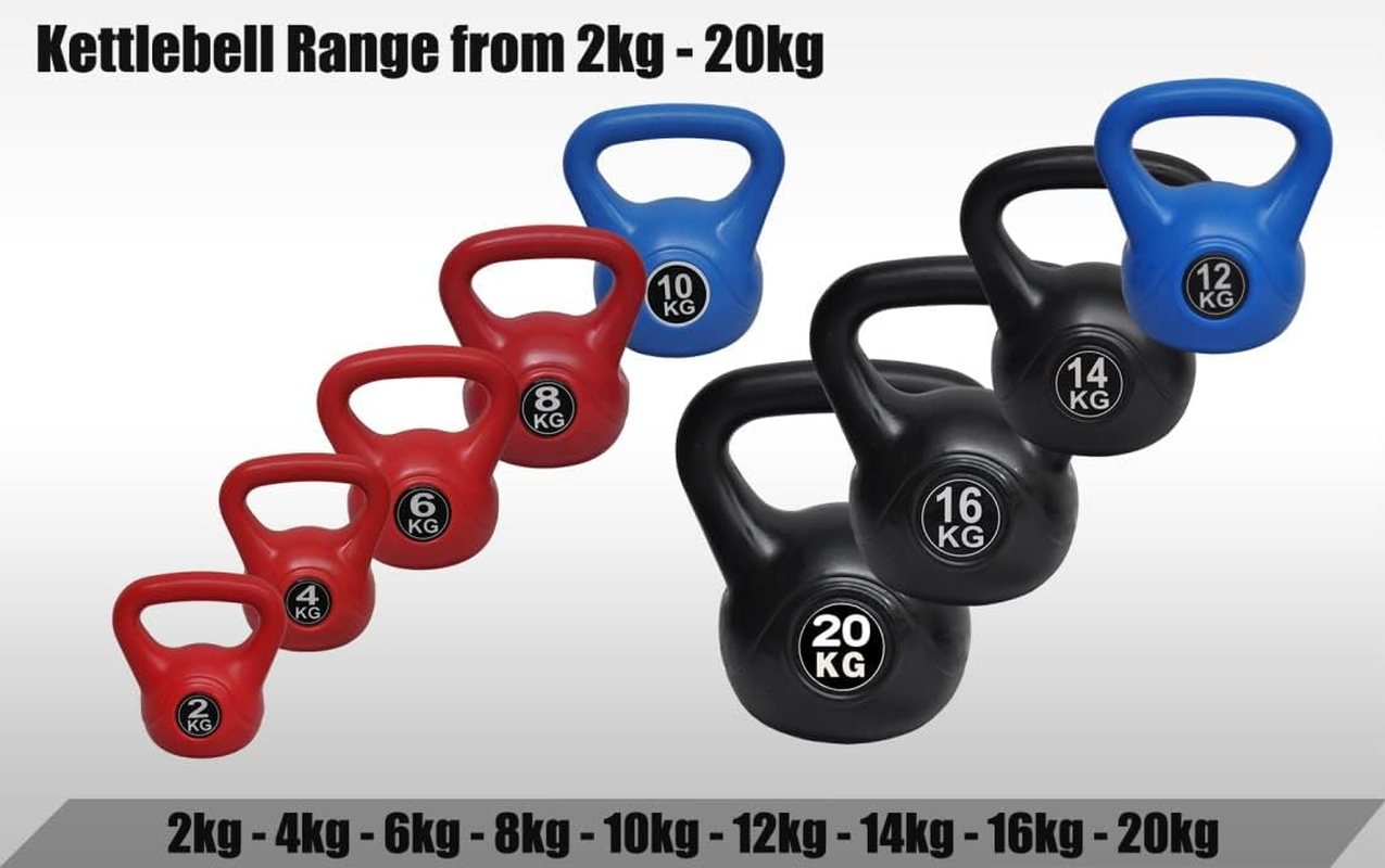 Xin 10Kg Kettlebell - Home Gym Kettlebell Weight Fitness Exercise - BLUE