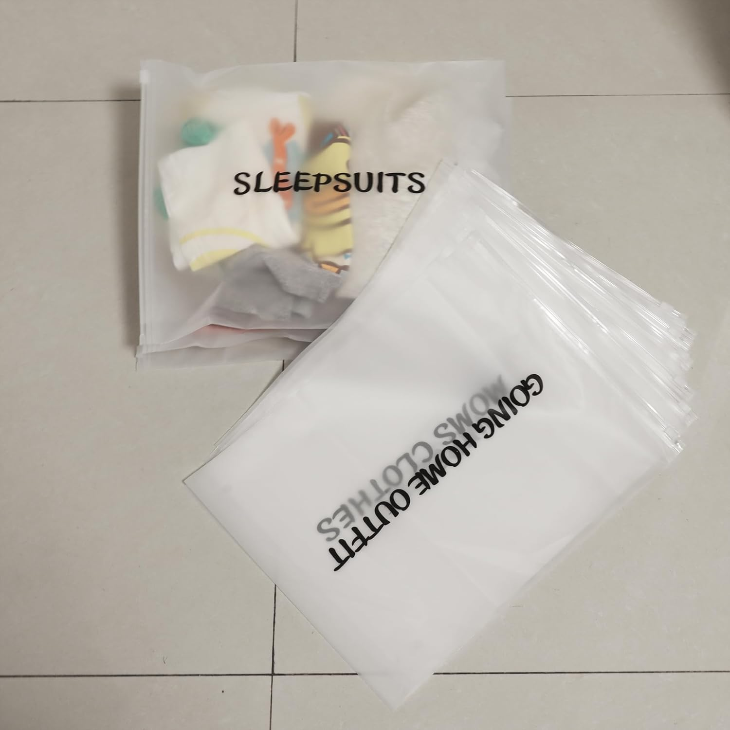 15Pack 13.8X10.6&Prime; Hospital Bags for Labor Delivery, Reusable Hospital Bag Maternity Essentials Organizing Pouches for First Time New Mom image number 5