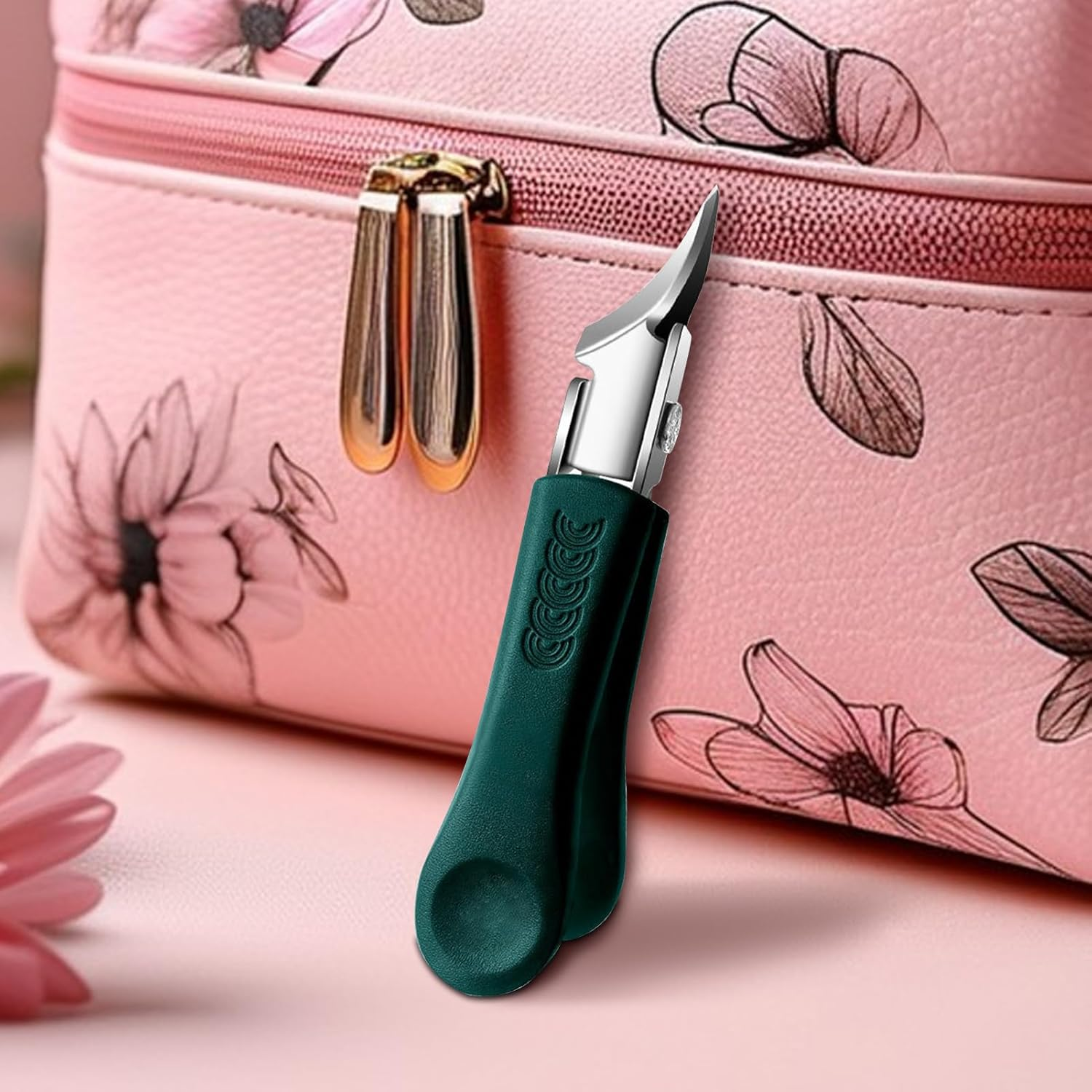 Curved Toenail Clippers | Nail Cutting Clippers | Wide Jaw Trimming Tools for Women Seniors Daily Maintenance Personal Grooming Beauty Salons Home Travel - Black image number 4