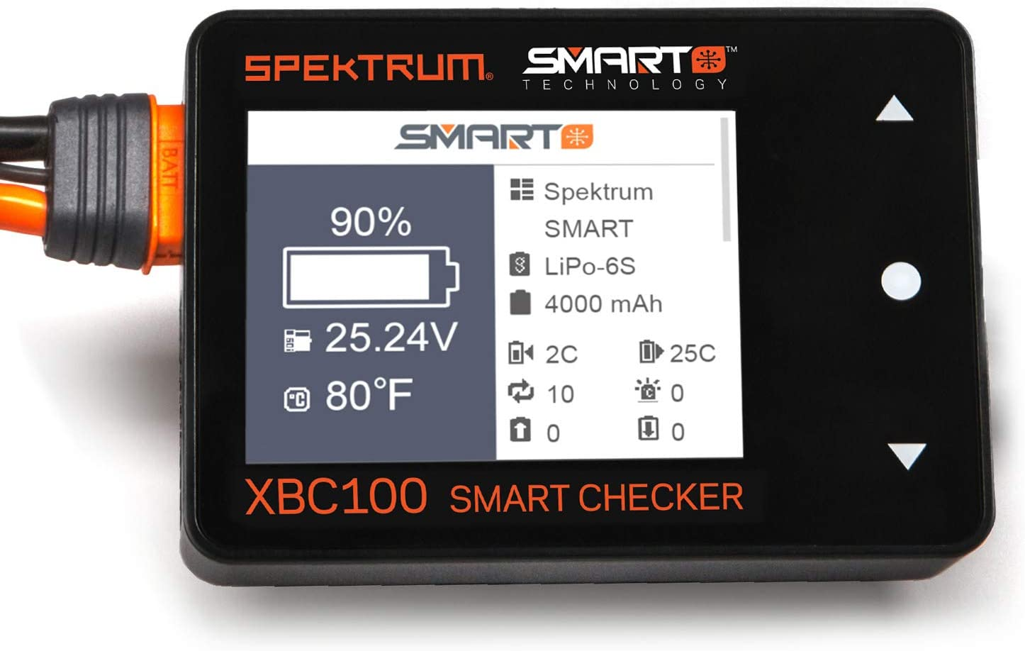 Spektrum XBC100 Smart Battery Checker & Servo Driver for RC: SPMXBC100, Black image number 1