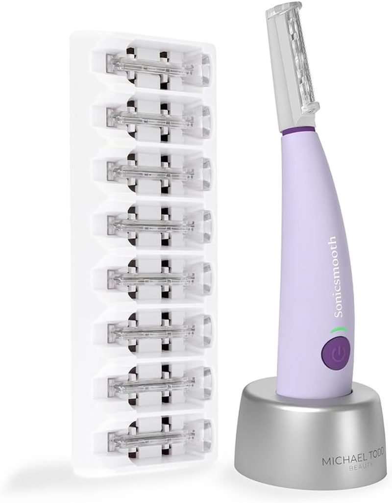 Michael Todd Beauty - Sonicsmooth Dermaplaning Tool - 2 in 1 Peach Fuzz Facial Hair Removal for Women - Dermaplane & Face Exfoliation W/ 8 Week Supply image number 4