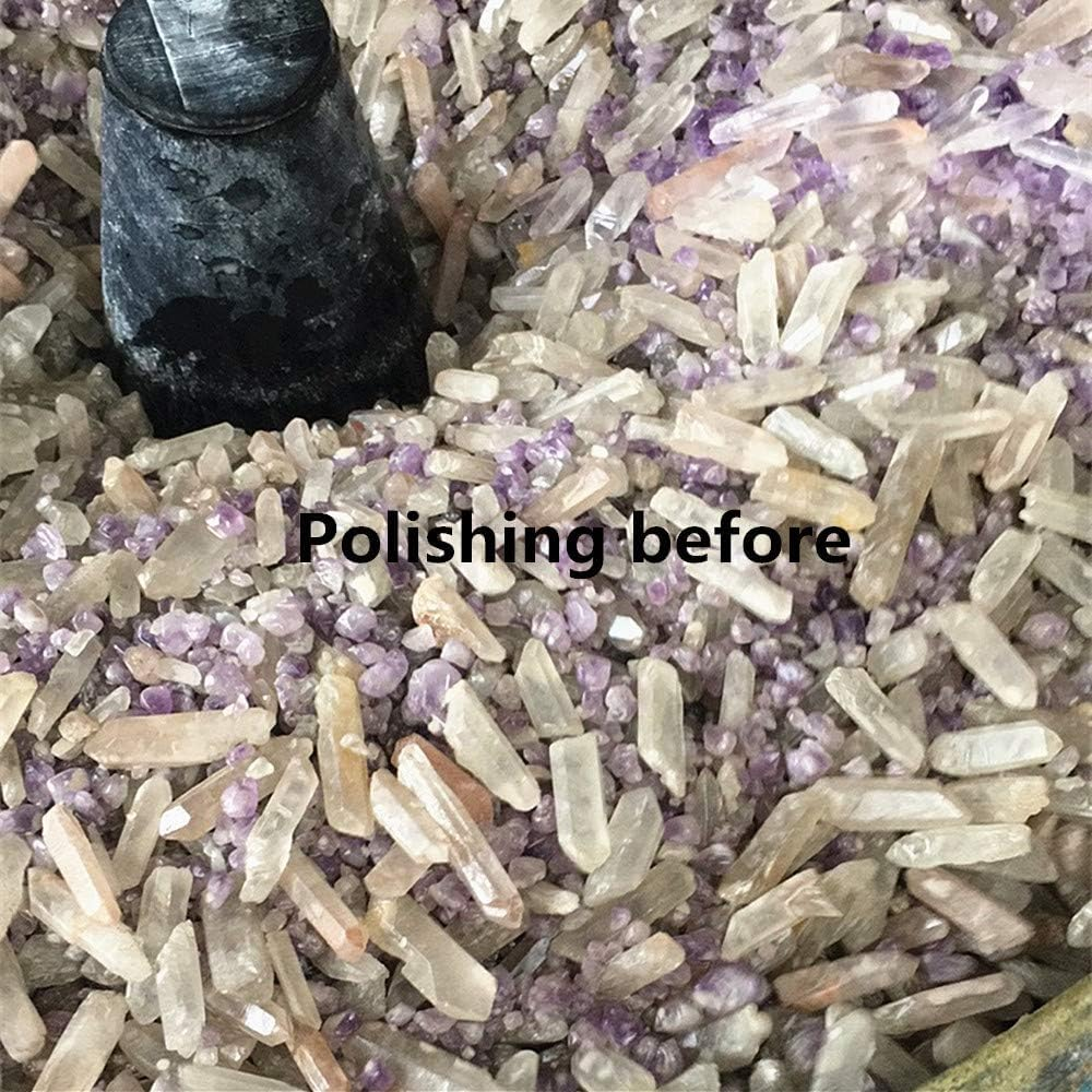 Colorsheng 100G 3.5Oz 0.22Lb Natural Clear Quartz Crystal Points Shards about 25-35 Piece Lot Average Brand image number 5