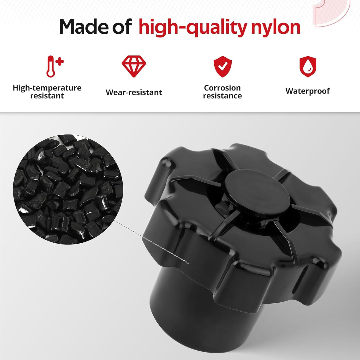 JAVIK Gas Cap Fuel Cap for Yamaha Yamaha Golf Cart G9 G2 G8 G1 G3 G11 G21 G23 G28 Pro Hauler 1000 YXP1000A OEM#J24-24620-01-00 J24-24620-00-00 image number 4