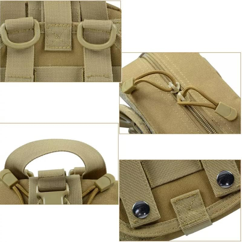 AIMALL Tactical MOLLE Rip Away EMT IFAK Medical Pouch First Aid Kit Utility Bag - Durable 1000D Nylon IFAK Utility Bag for Emergency Medical Supplies - Black image number 4