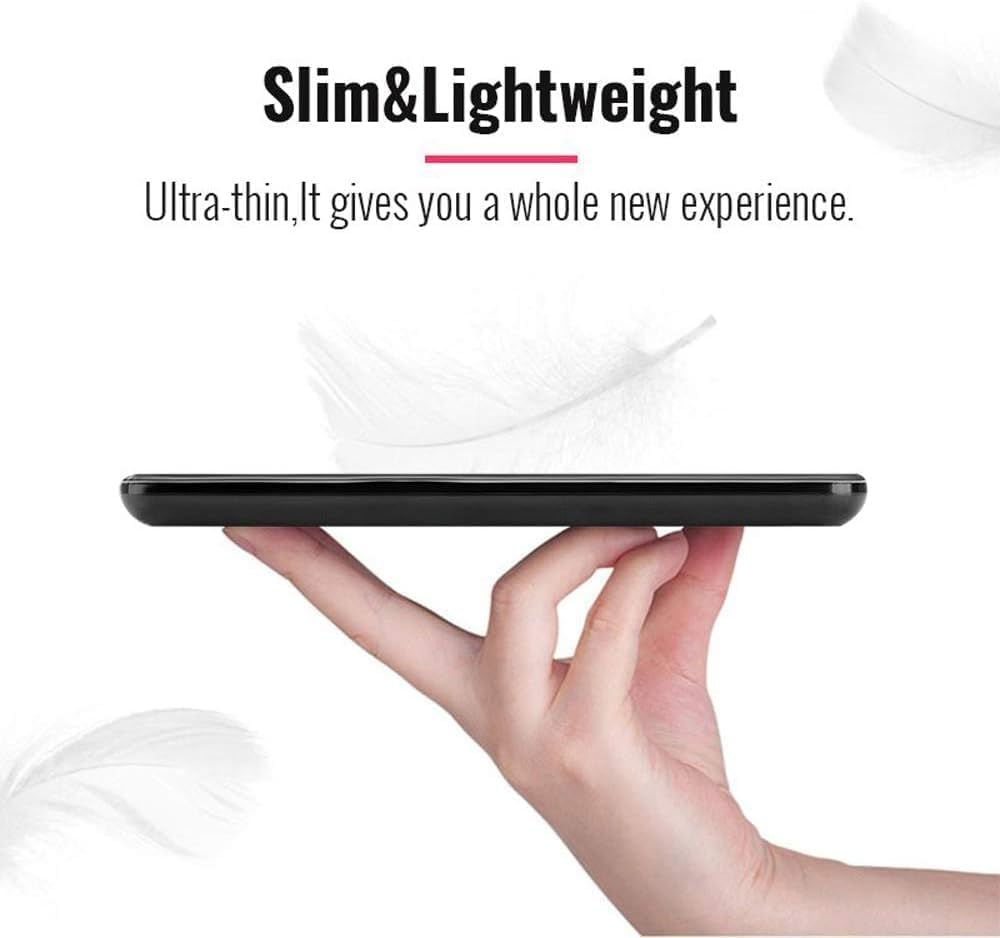 T Tersely Slimshell Case Cover with Hand Strap Belt for 7" All-New Kindle Paperwhite 12Th 2024 or Kindle Colorsoft 2025 1St Signature Edition, Magnetic Shell Cover, Magnetic Shell Cover - Wavy