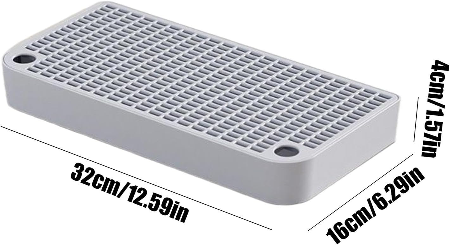 Cat Ramp Litter Box Step, Washable Cat Litter Box Step for Floor, Waterproof Kitten Toilet Front Stool for Home, Pet Room, Living Room - Black image number 6