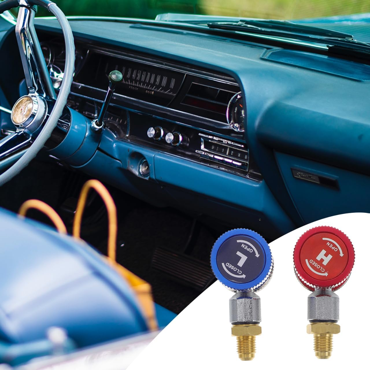 Sherchpry Car Air Conditioning Tool Set R134A Quick Coupler Adapter Automotive Ac Fittings Metal Sae Connector for Vehicle Aircon Hose Maintenance image number 5