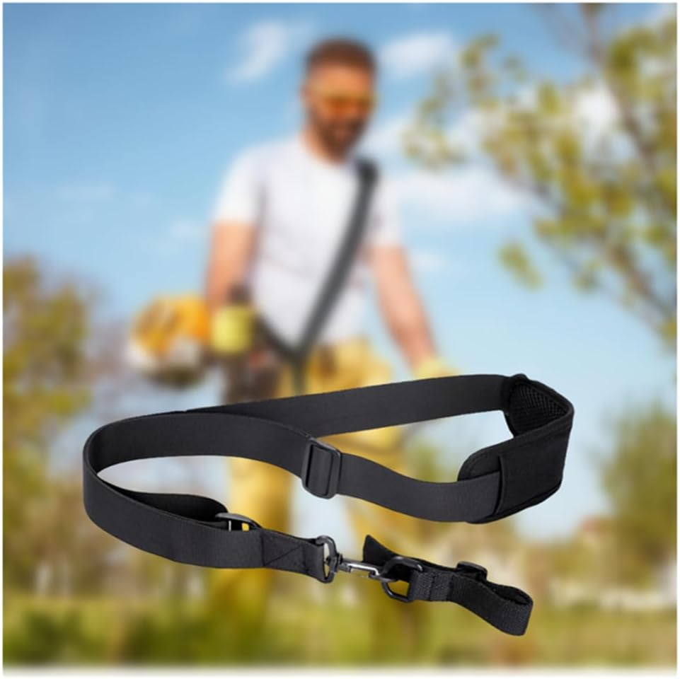 Naisfei Weed Eater Strap, Universal Weed Trimmer Shoulder Strap,Adjustable Easy Release Harness for Weed Eater, Wacker, String Trimmer, Blower Weed Accessories(Black) image number 3