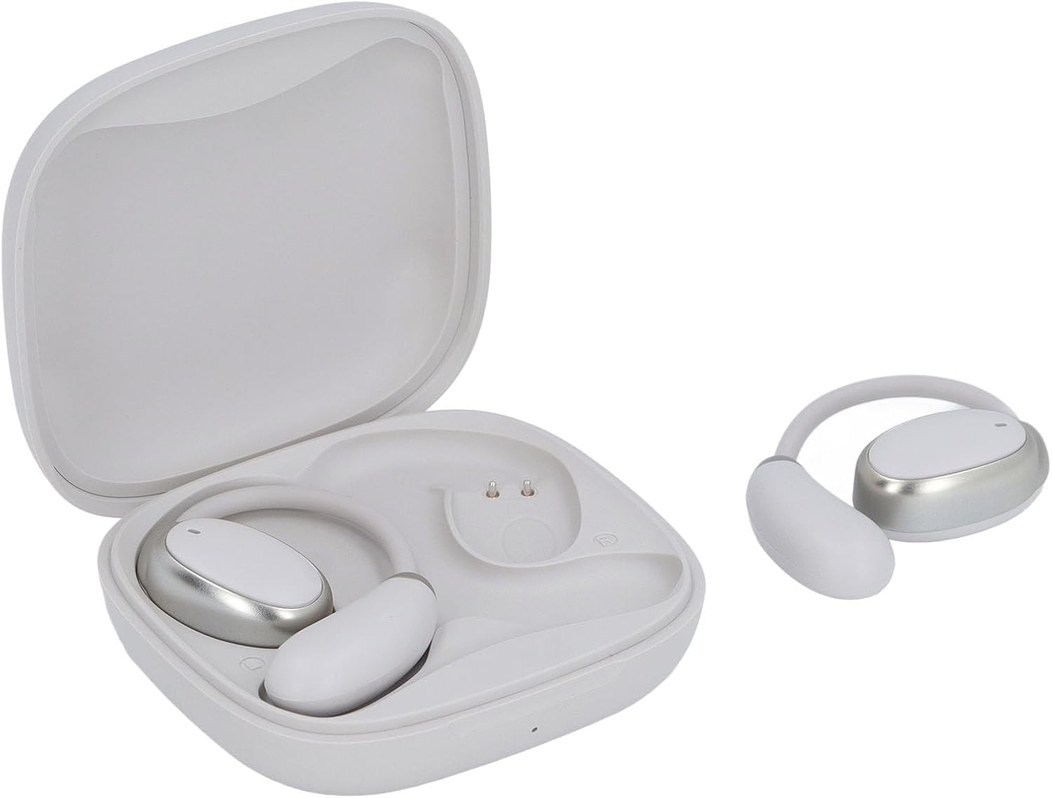 Focket Voice Translator Earbuds, Real Time Language Translation with App Online for Travel Business, 10H Battery Display Headphones for Calling Music with Noise Reduction And image number 2