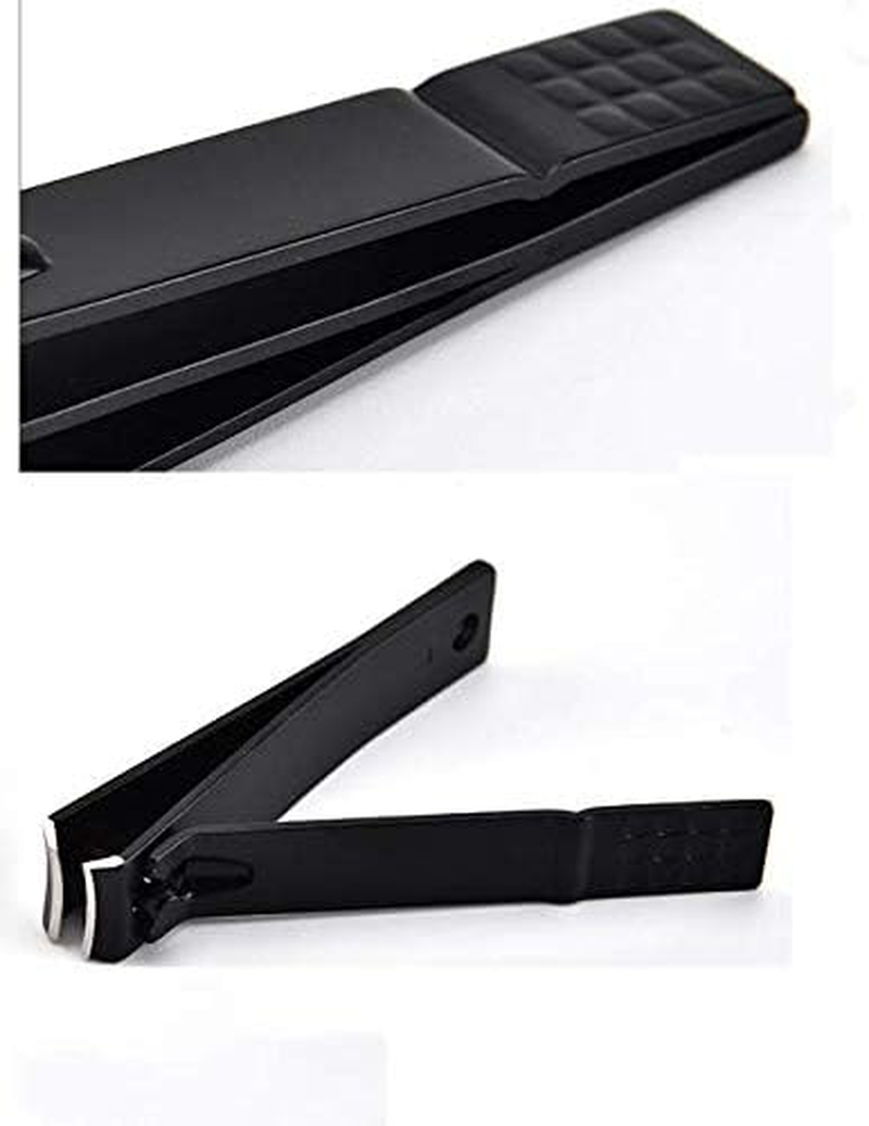 The Perfect Nail Clippers&mdash;Durable Luxury Black Stainless Steel Nail Clippers image number 1