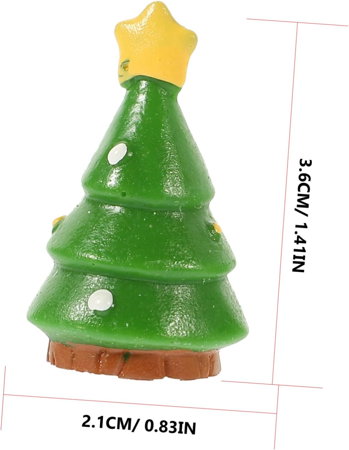 WOONEKY Desktop Christmas Tree Decorations Set 12Pcs Santa Claus Snowman Mini Xmas Tree Ornaments Festive Home Decor image number 4