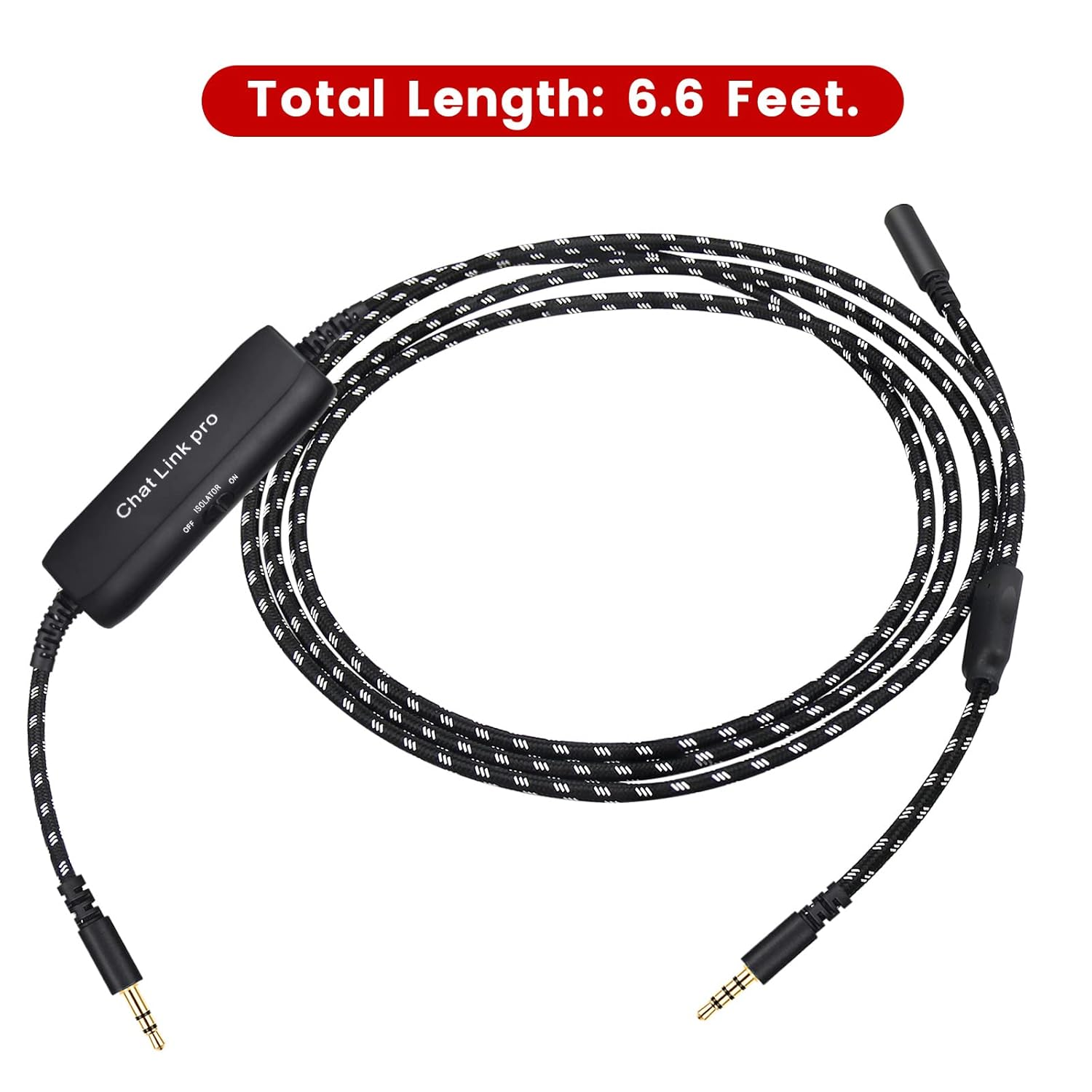 Weishan HD60 S+ Chat Link Pro Cable Replacement for Elgato HD60 X, HD60PRO Capture Card, Chat Adapter Replacement for Nintendo Switch, Xbox One and PS5, with In-Line Isolator image number 4