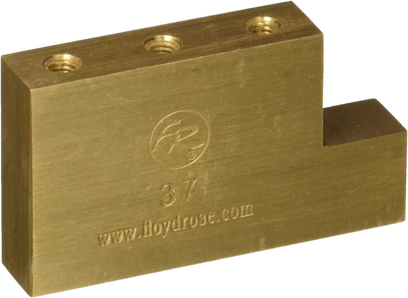 Floyd Rose Fat Brass L Block Electric Guitar Bridge (FROFTBL37) image number 3