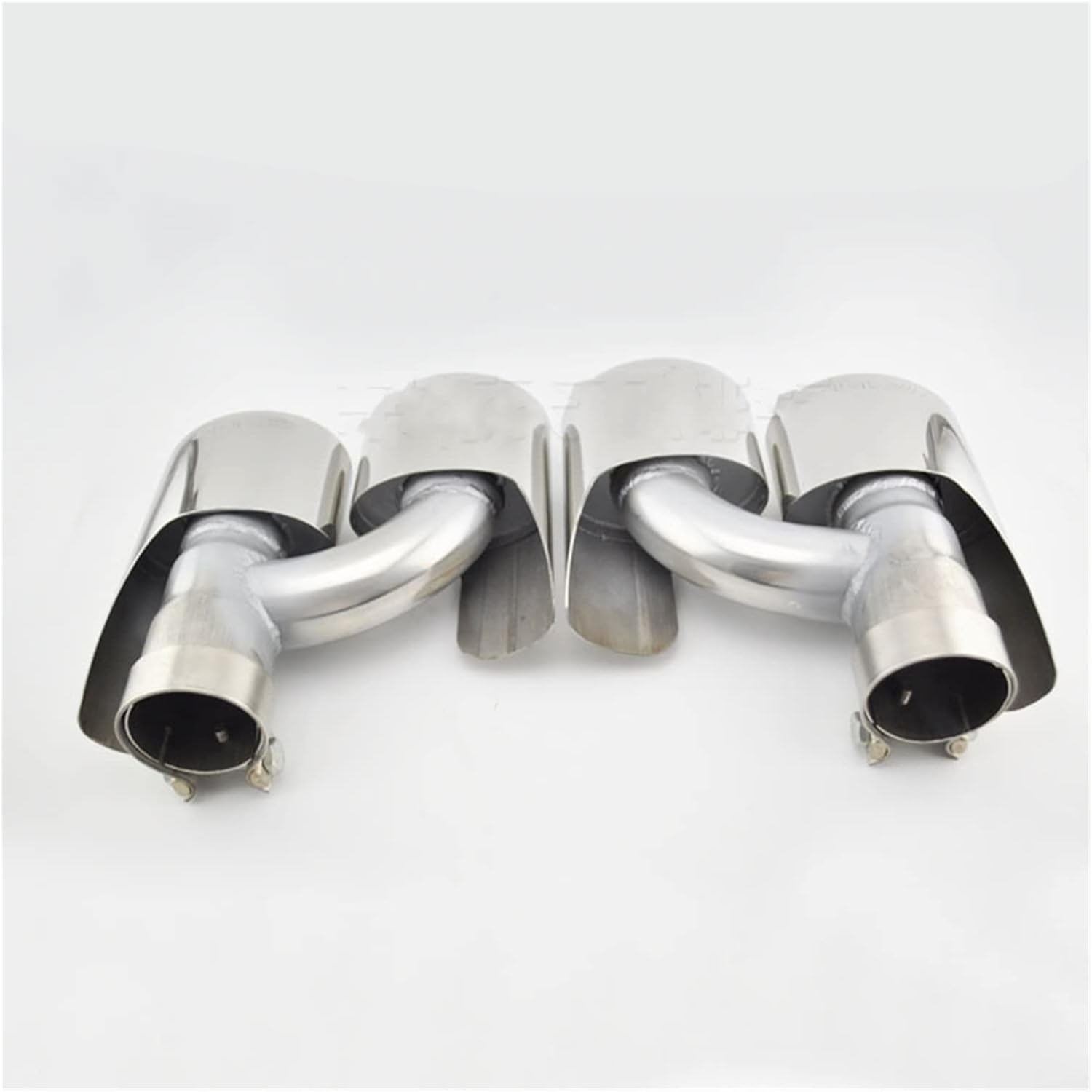 Muffler Rear Exhaust Muffler End Tip Pipe Air Outlet Vent Duct Exhause Body Kit Tailpipe Compatible with Mercedes Benz W164 2010-2013 ML Series Car image number 2