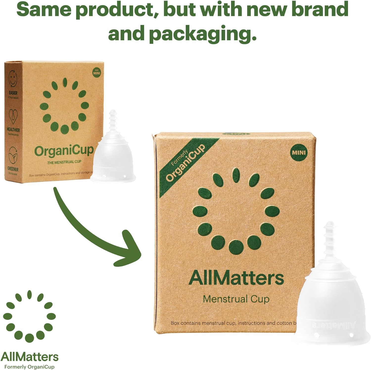 Organicup Menstrual Cup Size Mini , Mini image number 3