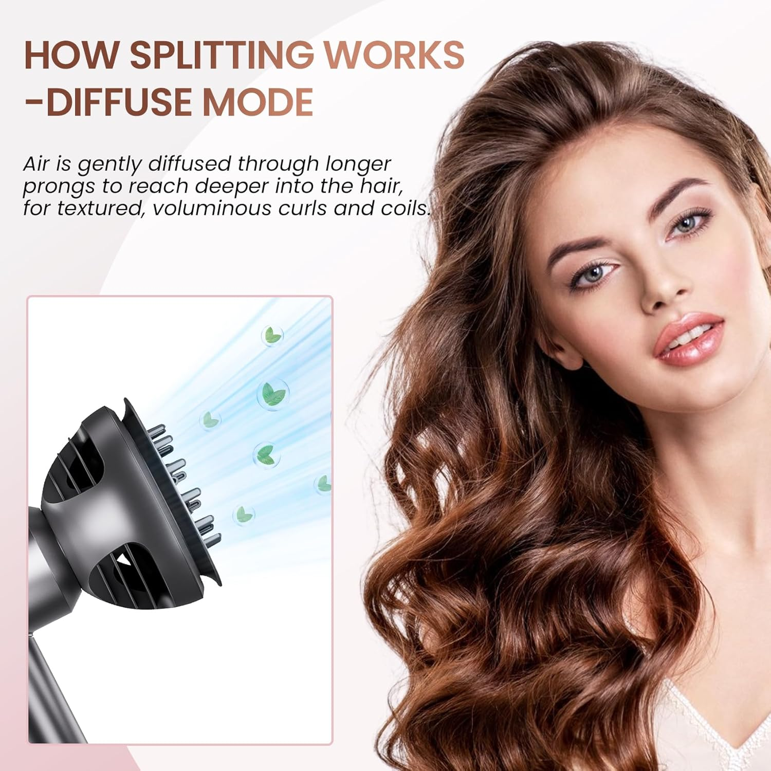 Upgrated Diffuser for Dyson Hair Dryer, Wave and Curl Diffuser for Dyson Supersonic Hair Dryer HD15 HD12 HD08 HD04 HD03 HD02, Attachment Part No. 973924-01 image number 6