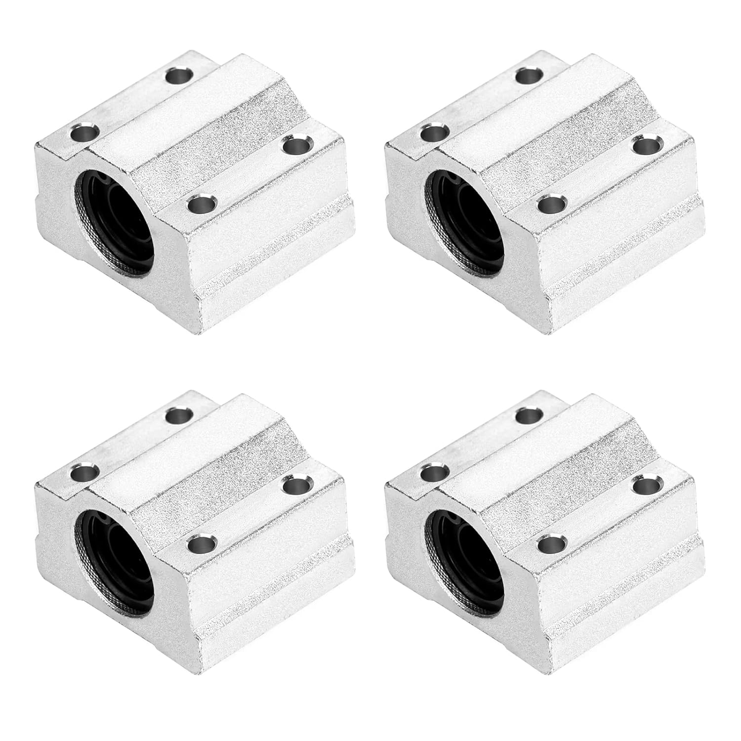 Ruimou 4Pcs SCS10UU Linear Motion Ball Bearing Slide Unit Bushing(10Mm Inner Dia.) for CNC Machine Linear Sliding, 3D Printer Part image number 1