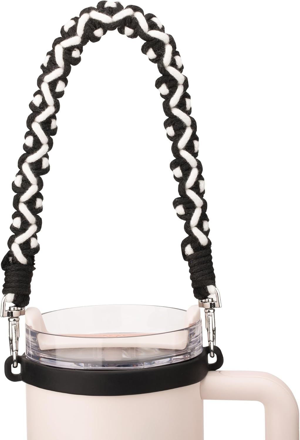 Bluwing Water Bottle Handle with Strap Compatible with Owala, Stanley Cup, Hydro Flask - Fits Most 12-40Oz Bottles