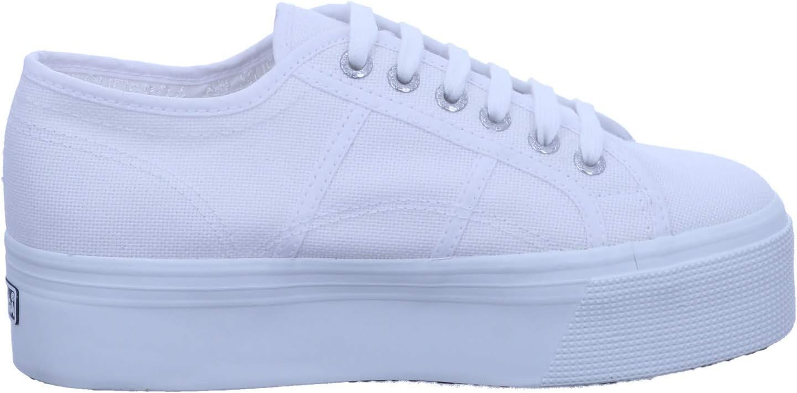 Superga Unisex 2790 Platform Sneaker, White, EU39/US M6.5W8 image number 1