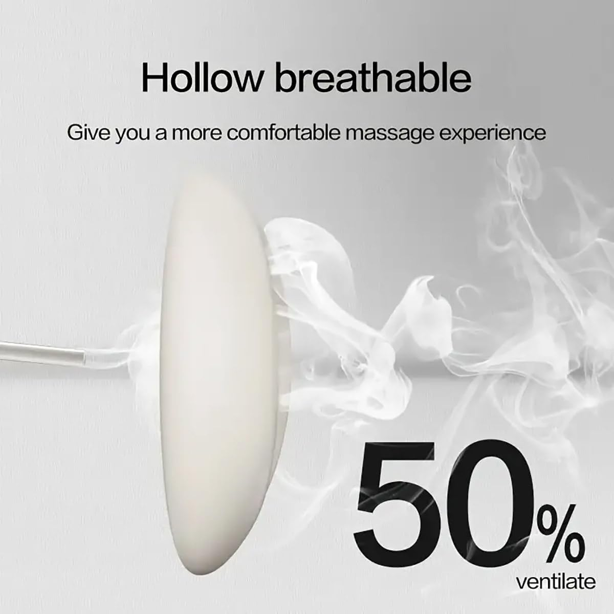 AIMALL Ergonomic Memory Foam Massage Pillow, Anti-Wrinkle Face Cradle Cushion with Enhanced Neck Support for Beauty Sleeps & Stress Relief, 11.3X11.3 Inches image number 4