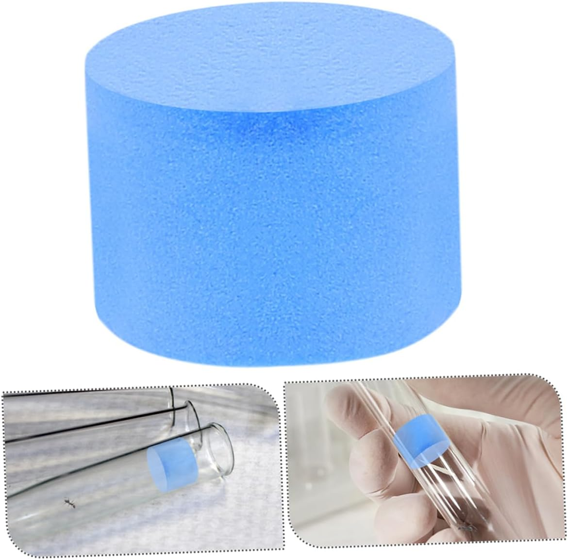 10Pcs Ant Nest Moisturizing Cotton for Ants Farm Test Tube Water Feeder and Nest Accessories Moisture Control Kit image number 2