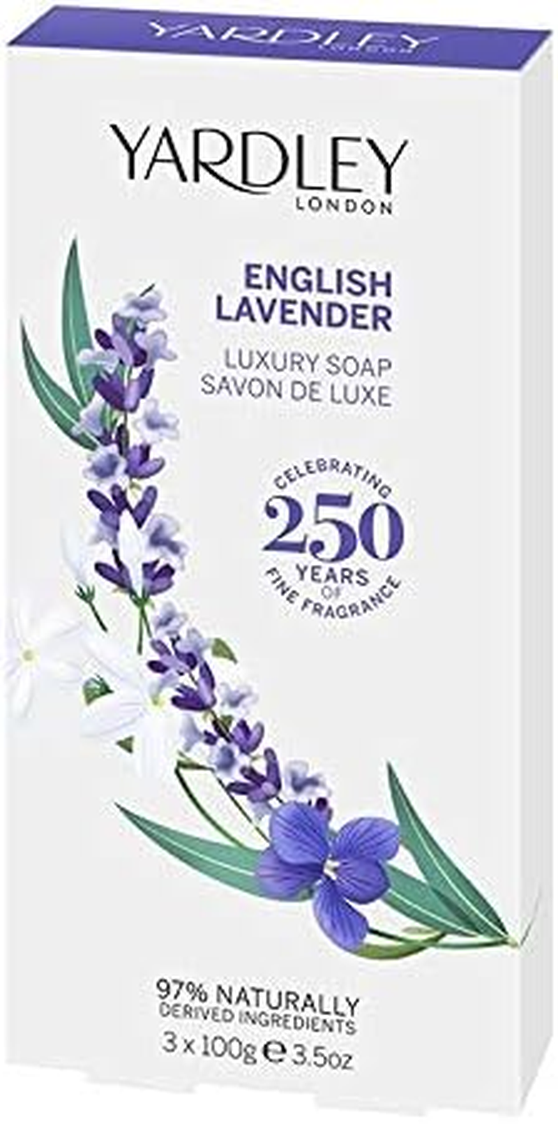 English Lavender by Yardley of London 3 Luxury Soaps
