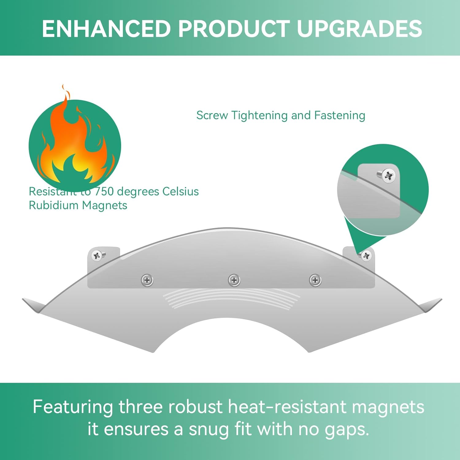 COGRICHBF Heat Deflectors for Pit Boss Pro Series 1150 1000, PB1100, Heavy-Duty Steel, Heat Deflector Module for Pit Boss -Enhanced Precision Temperatures and Reduced Pellet Dust image number 3