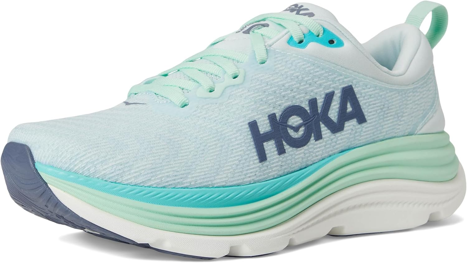 HOKA Women'S W Gaviota 5 Gymnastics Shoe, Airy Blue Sunlit Ocean, 43 1/3 EU, Airy Blue Sunlit Ocean, 43 1/3 EU image number 2