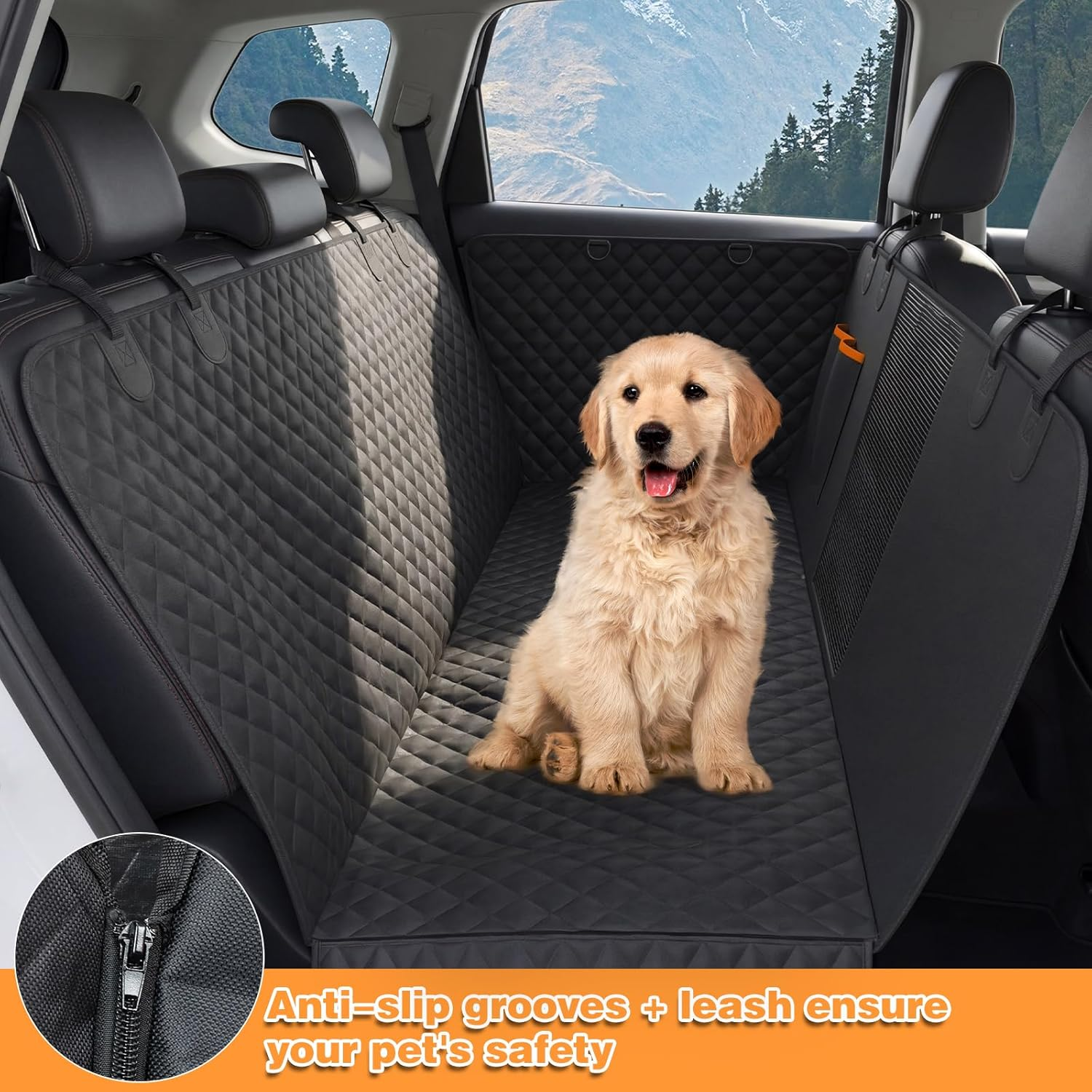 Trvecvxa Car Boot Protector Dog image number 5