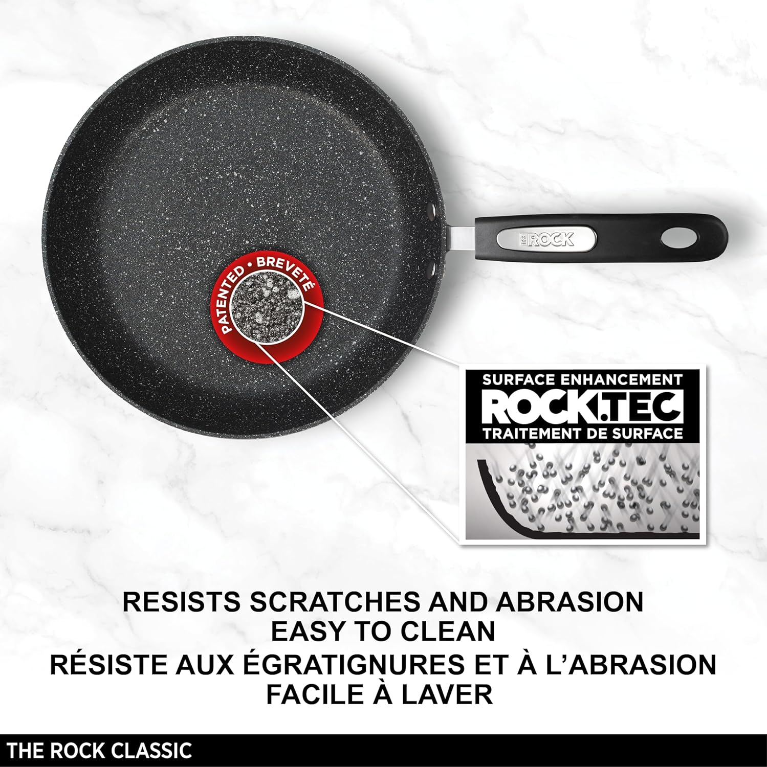 Starfrit the Rock by 8" Fry Pan with Bakelite Handle, Black image number 3