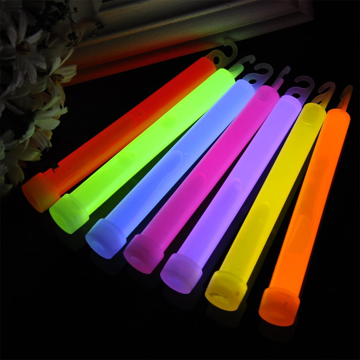 Ultra Bright Glow Sticks Industrial Grade Bulk Pack Glow Sticks Shake to 12 Hour Duration Waterproof Multi-Use Colored Glowsticks for Halloween Camping Hiking Emergency Survival & More image number 2