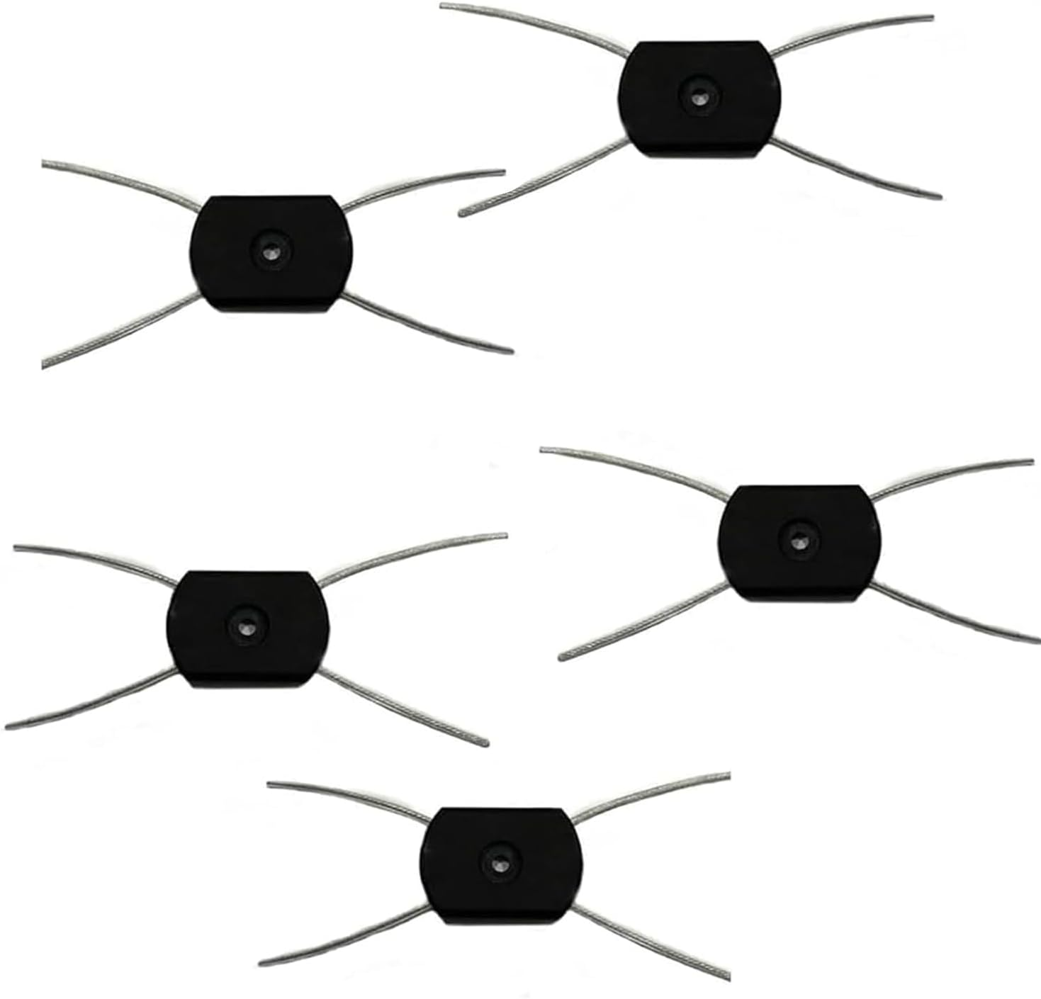 5Pcs Electric Weed Eater Head Replacement Steel Wire Line Spool,Universal Fit String Trimmer Replacement Head,Wire Rope Weed Head Replacement String Trimmer Parts and Accessories image number 2