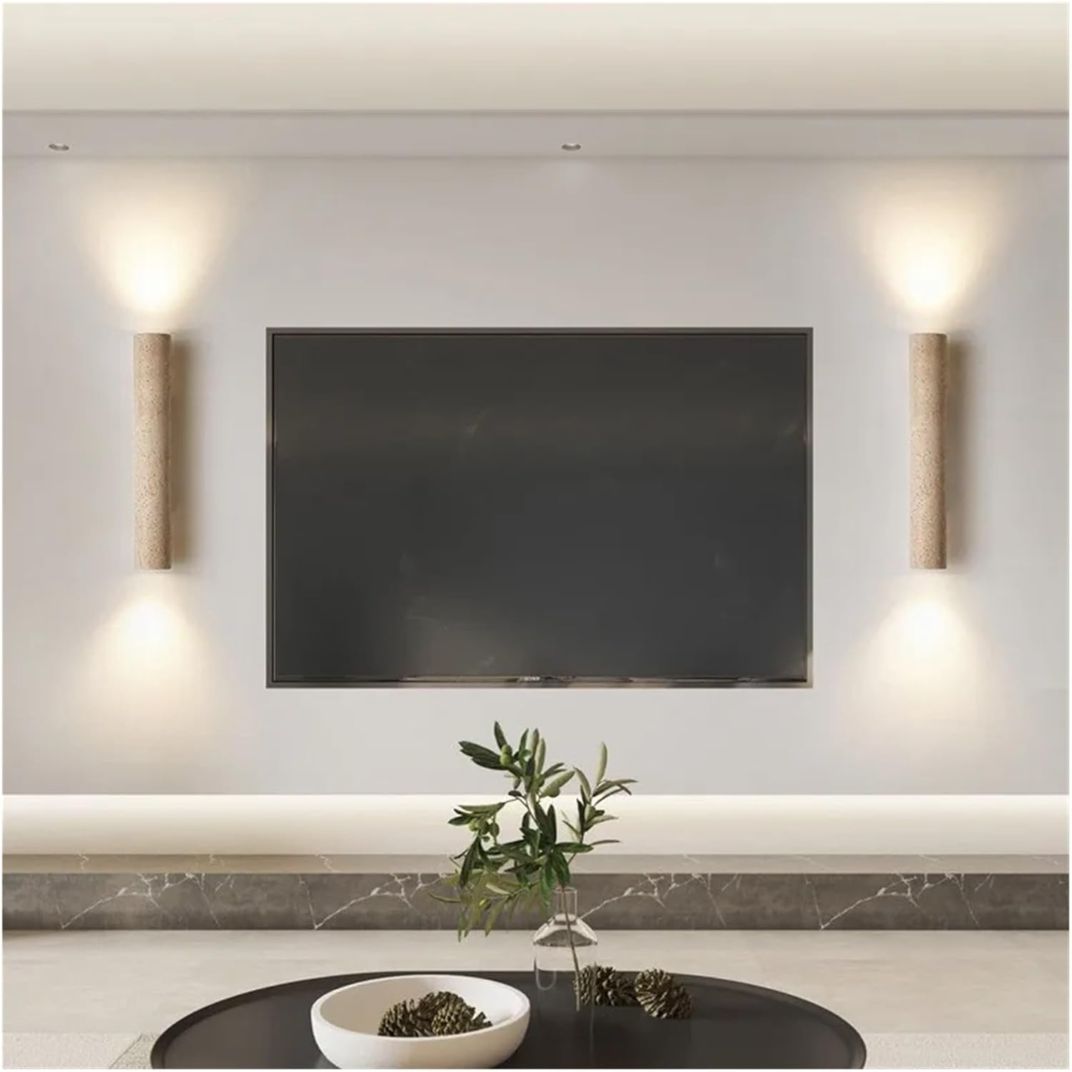 Stone Wall Lamp Sconce Light with up and down Lighting for Living Room Bedroom(B-23Cm) image number 3