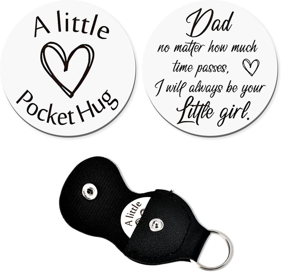 Inspirational Gifts for Women Men Pocket Hug Token Keychain Gifts for Girls Boys Graduation Christmas Birthday Gift Ideas
