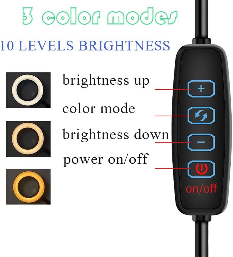 Helpiing Hands with Magnetic Holder Soldering Station with 5X Magnifying Glass with LED Light, PCB Holder 4 Flexible Arms,Workbench for Repair Soldering of Electronics Parts image number 3