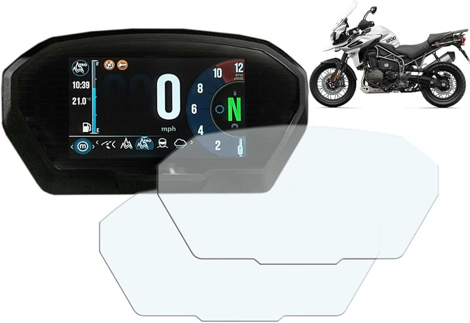 For Triumph Tiger 800 Tiger 1200 XC XR 1200XC 2017 2018 Motorcycle Accessories Cluster Scratch Protection Film Screen Protector Cluster Screen Protection Film image number 4