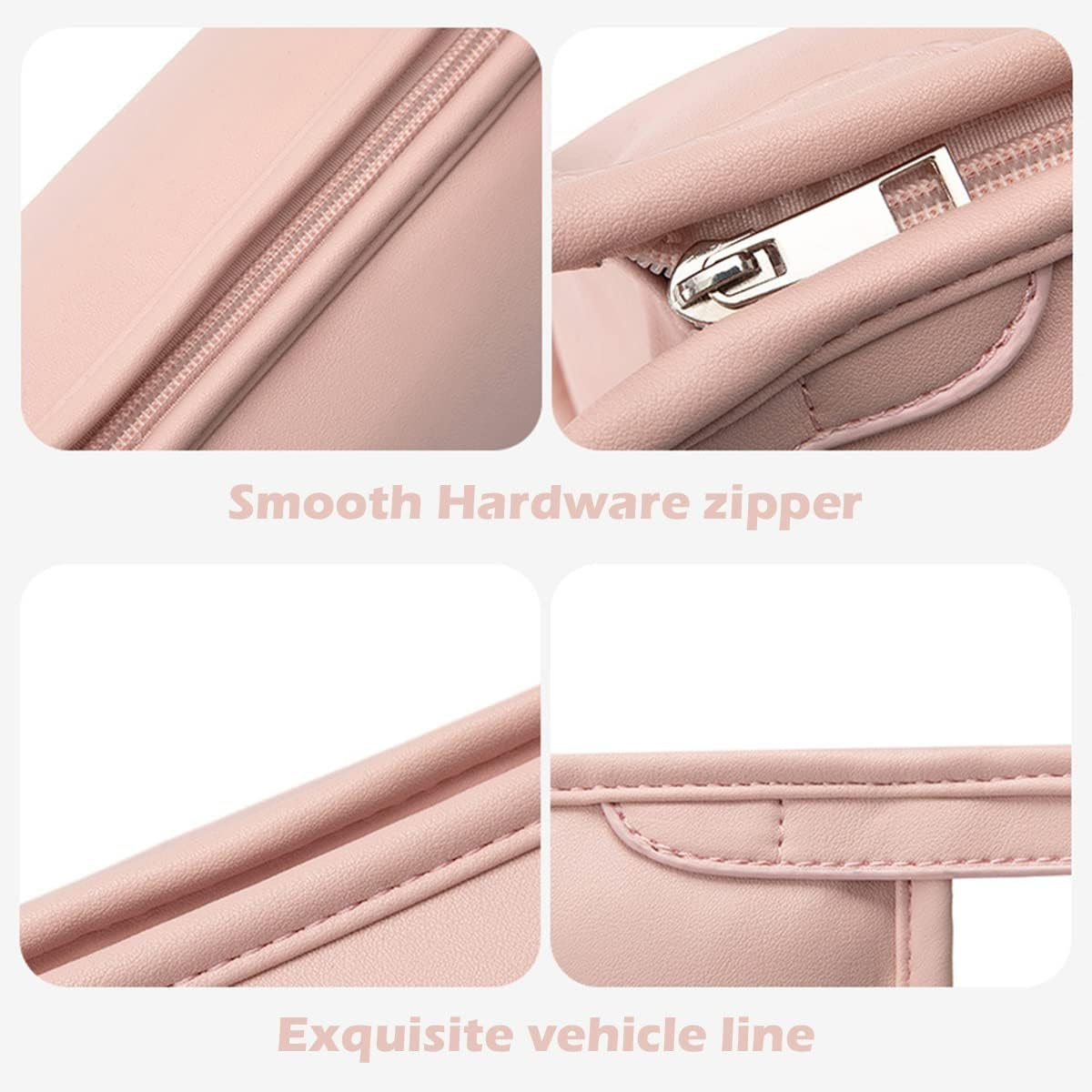 Hair Dryer Carrying Case Waterproof Hair Dryer Storage Case PU Leather Storage Bag Travel Case Storage Organizer for Air Wrap Styler Hair Dryer (Pink)