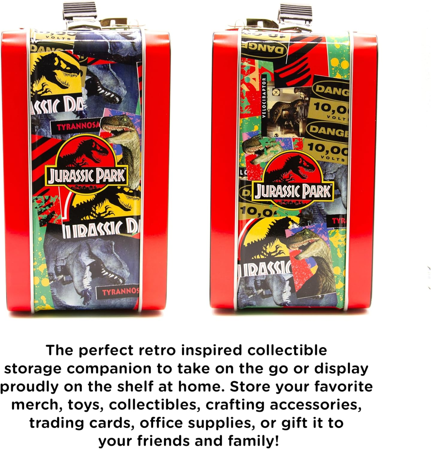 Aquarius Jurassic Park Tin Carry All Fun Box image number 2