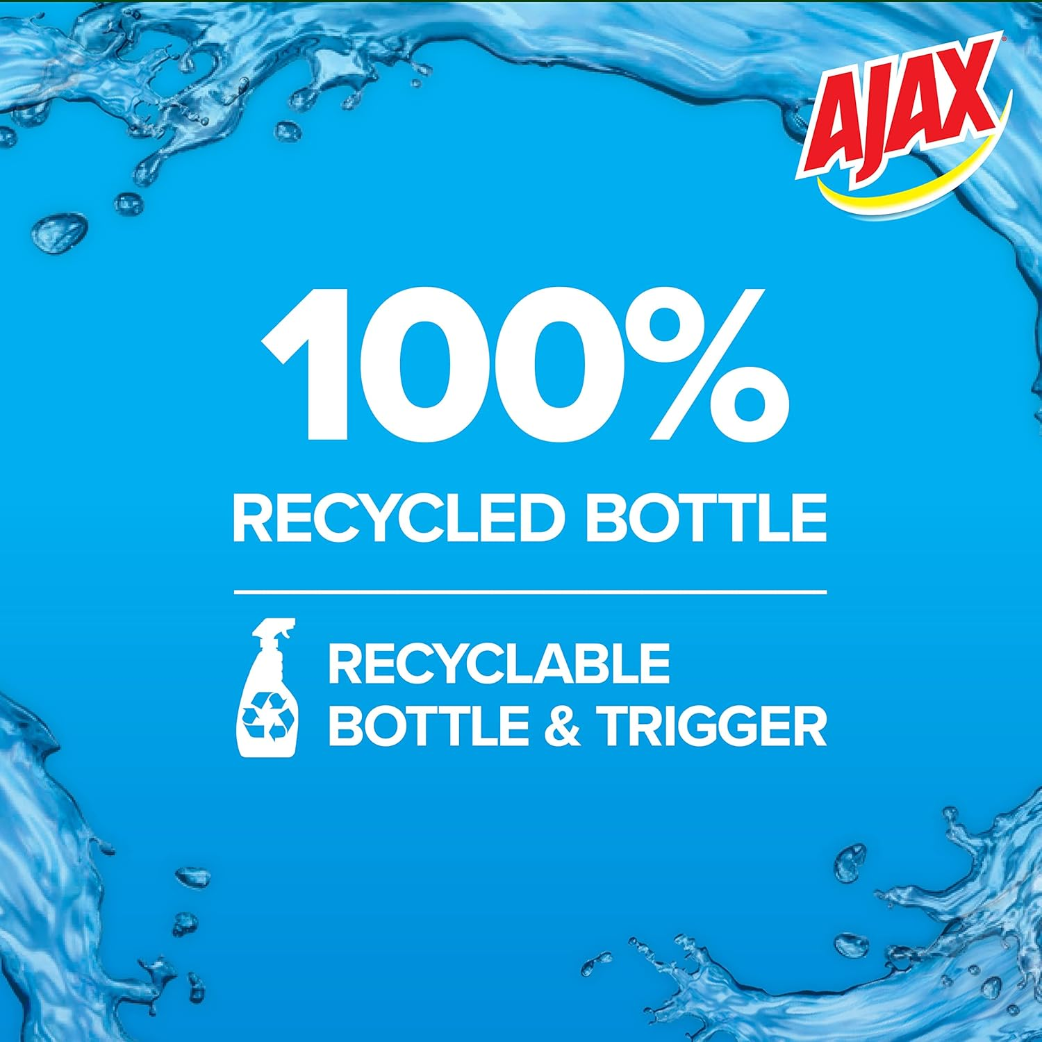 Ajax Spray N Wipe Glass Cleaners 500 Ml (Pack of 2) image number 3