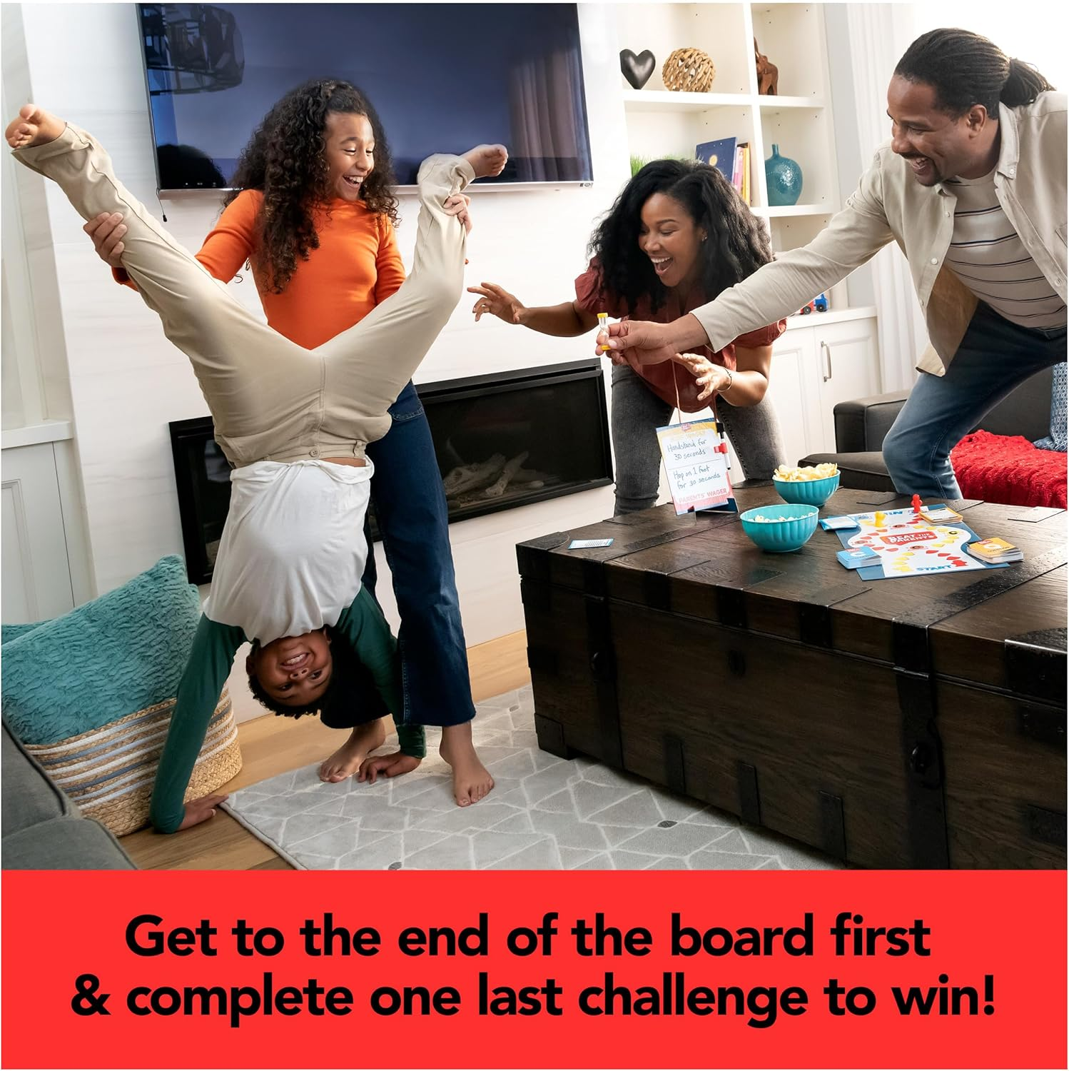 Spin Master Games Beat the Parents Classic Family Trivia Game, Kids Vs Parents for Ages 6 and Up, 6061048 image number 1