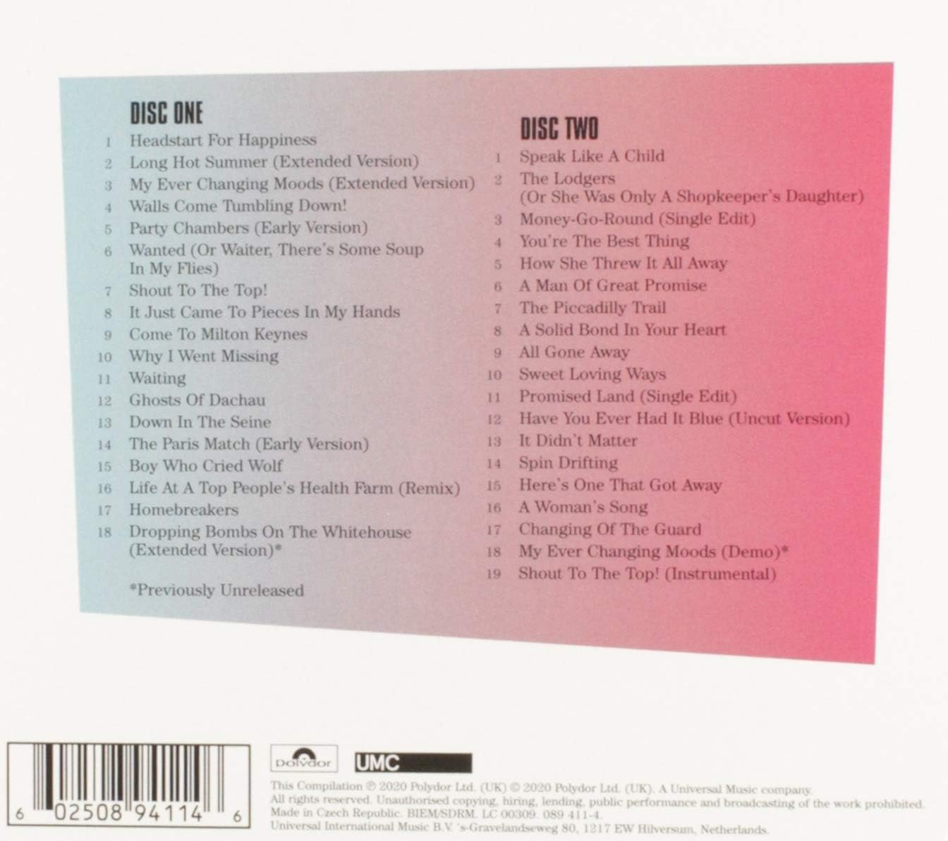 Long Hot Summers: the Story of the Style Council