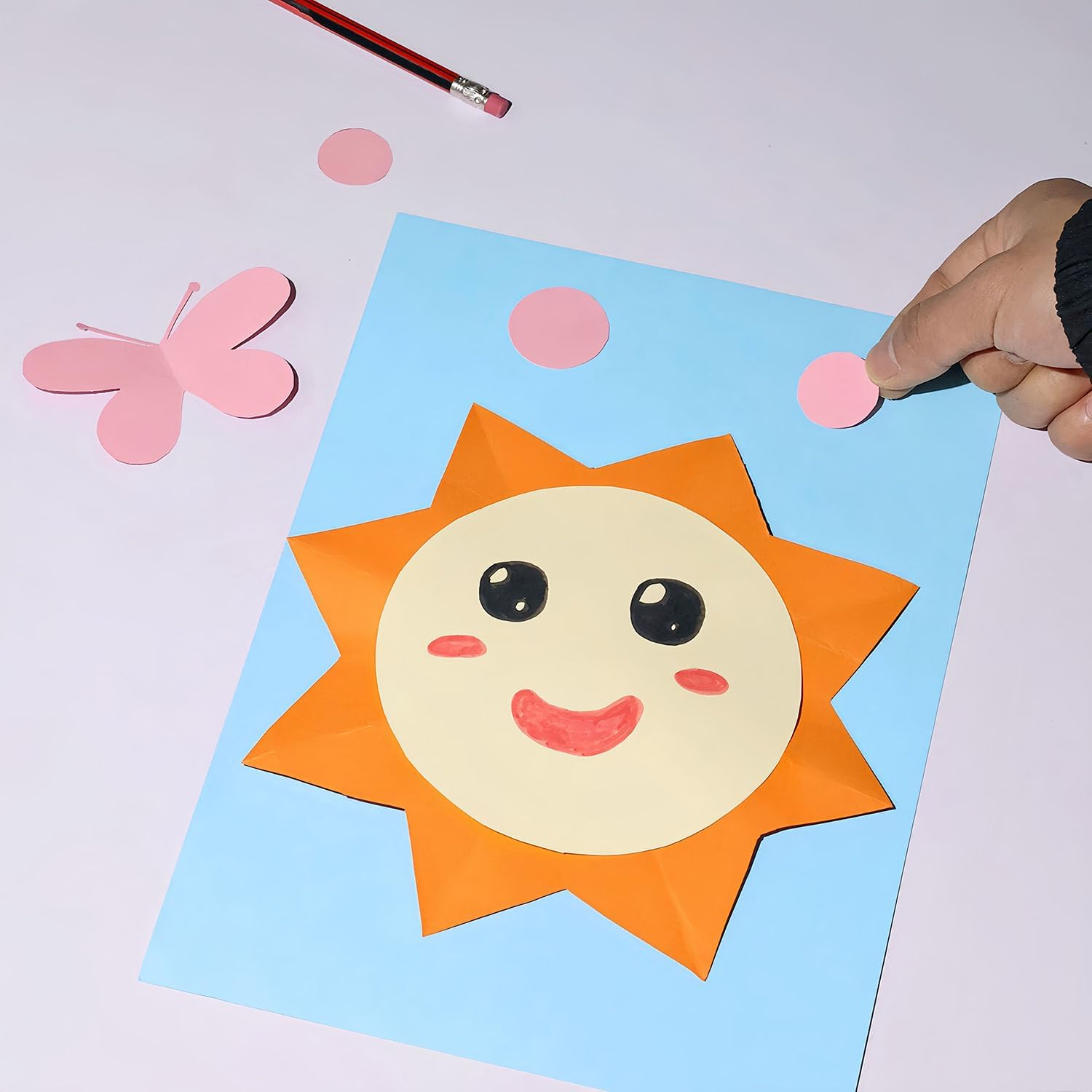 40 Sheets A4 Colored Cardstock, 10 Assorted Colors 230 GSM Thick Color Paper, Double Sided Printed Cardstock Paper, Premium Thick Card Stock for Card Making, Craft, Scrapbooking, DIY image number 2