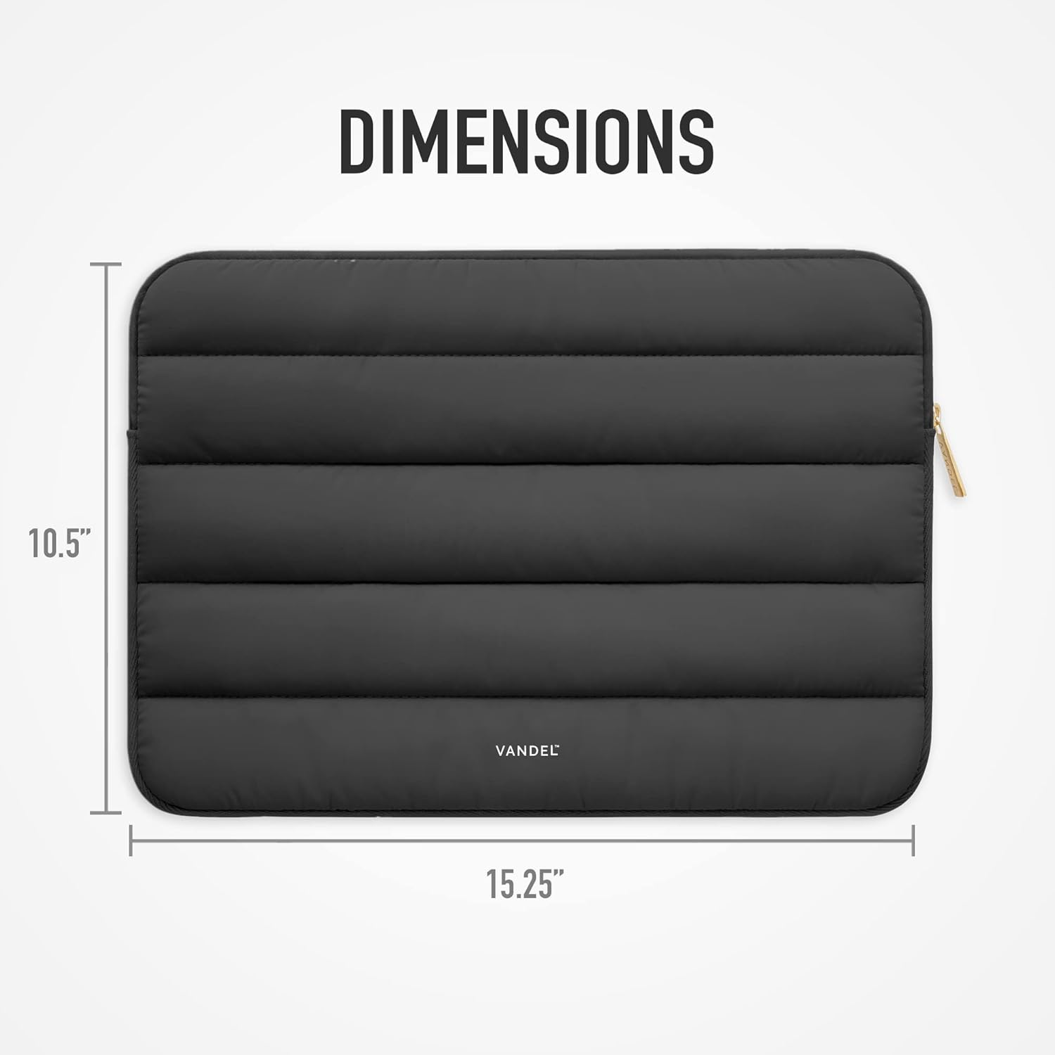 Vandel - the Original Puffy Laptop Sleeve 15-16 Inch Sleeve for Women and Men Macbook Pro 16 Inch Case, Cute Computer Sleeve 15.6 Inch HP Carrying Case Laptop Bag/Asus/Dell/Hp Laptop Case 15.6 Cover image number 6