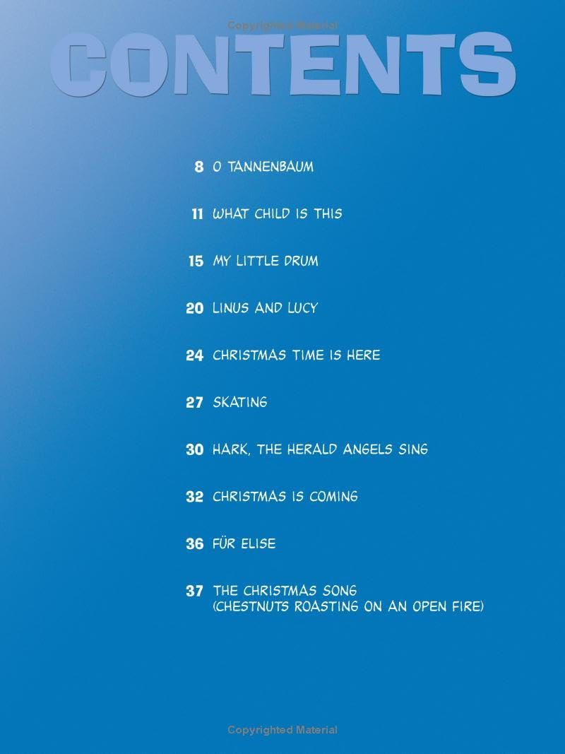 A Charlie Brown Christmas: Piano Solo