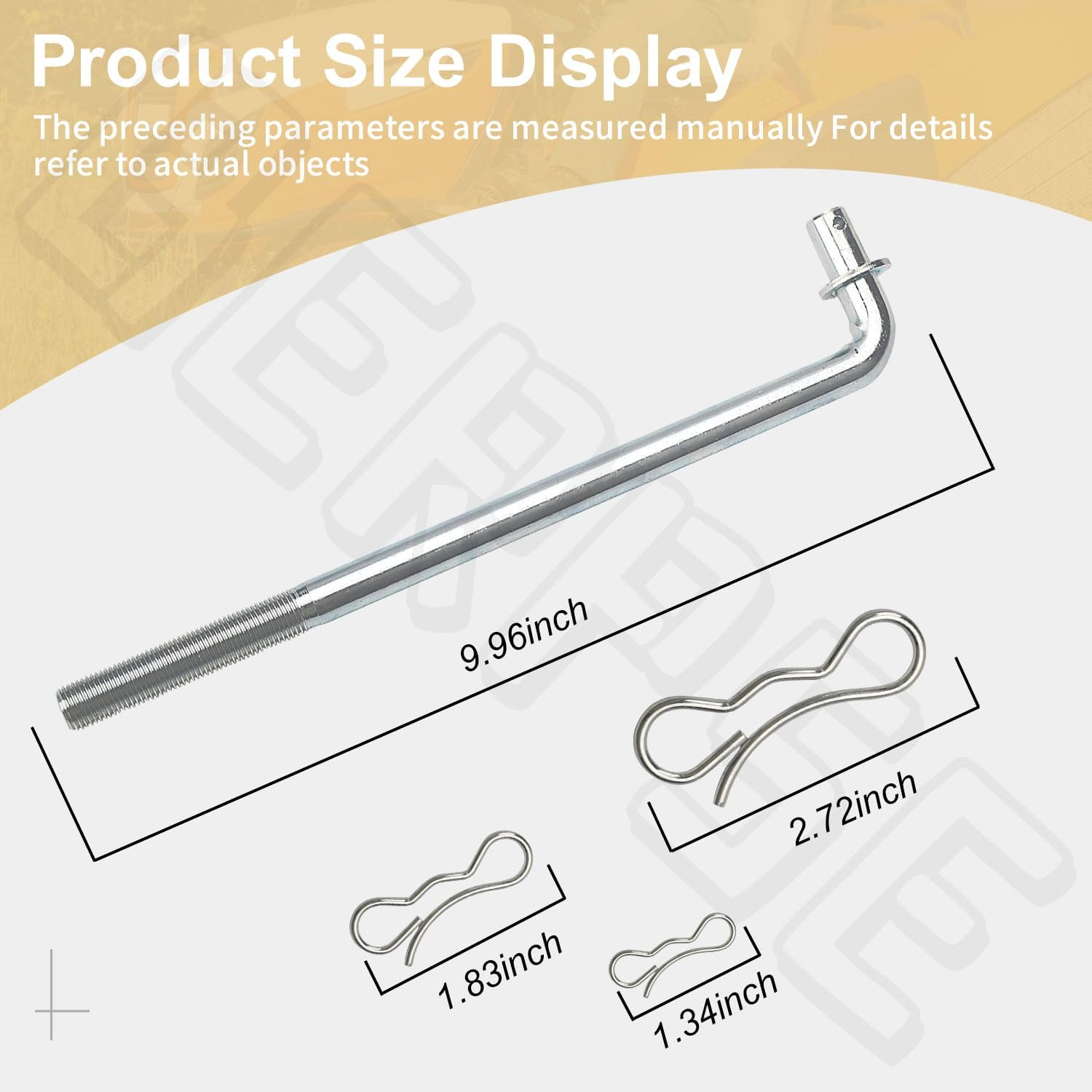 131-3945 Deck Mount Rod Compatible with Toro E S Series, Fits Models 725057036 725058016 725058036 74385 74386 74387, Replace 104-8047 image number 1