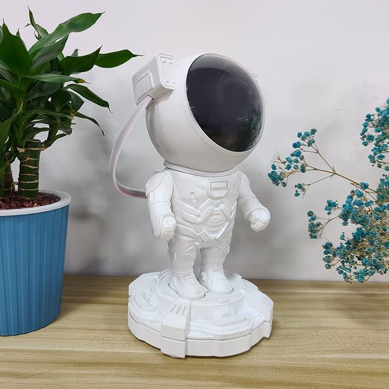Astronaut Projector Light USB LED Starry Night Light Bedside Table Lamps Speaker image number 1