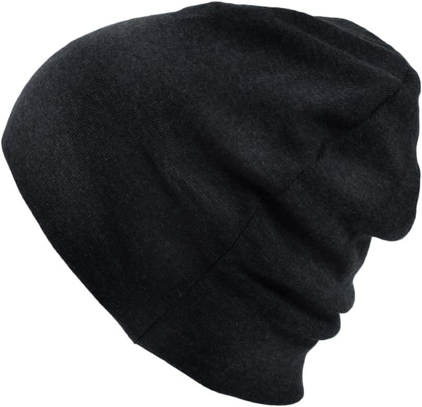 CHARM Toddler Organic Beanie Boys - Slouchy Cotton Kids Warm Knit Hat Girls